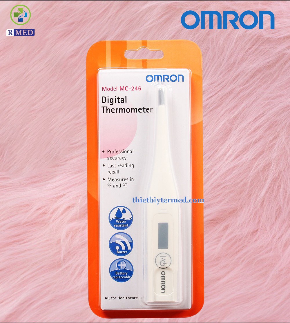 Nhiệt kế điện tử omron mc-246 - đo nhanh , chính xác