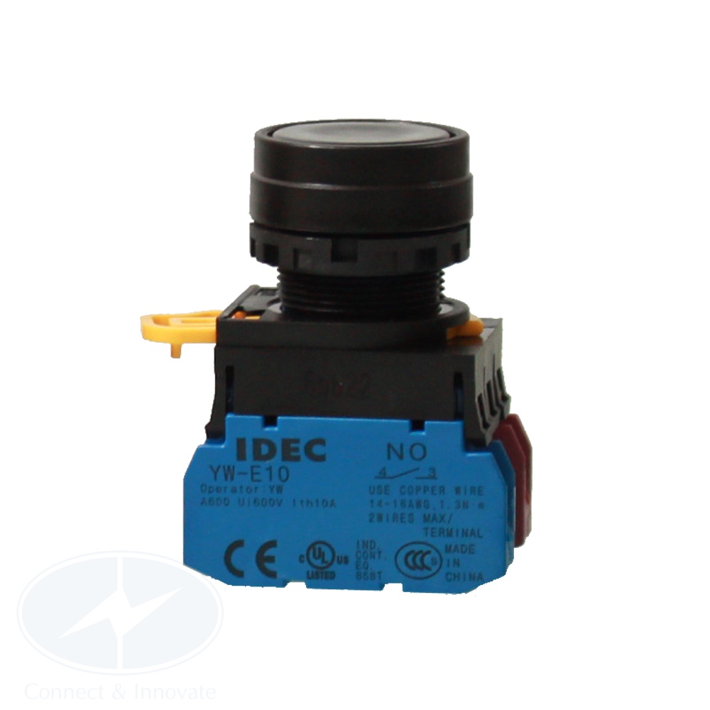 Nút nhấn Idec không đèn YW1B phi 22mm loại nhấn nhả