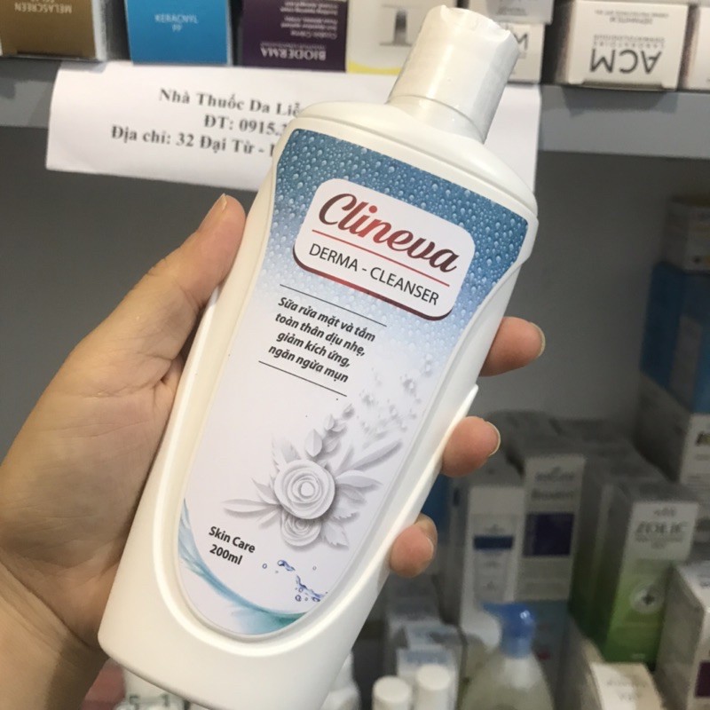 Sữa rửa mặt Clineva Derma Cleanser 200ml