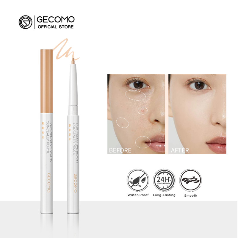 Bút che khuyết điểm gecomo che phủ toàn diện chống thấm nước
