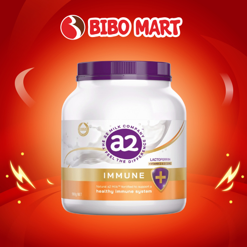 Sữa A2 Immune Lactoferrin Tăng Đề Kháng Đạm A2 Dễ Tiêu Hóa 900g Trên 1 Tuổi - Bibo Mart