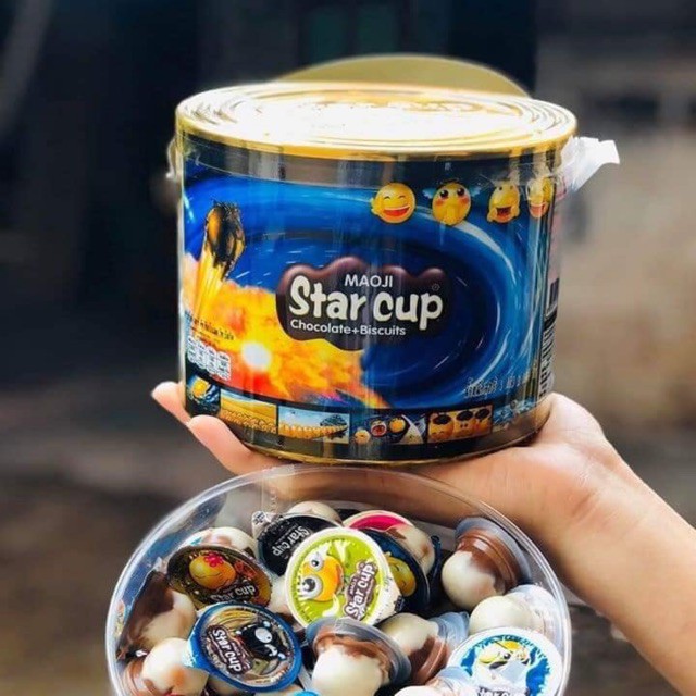 kẹo socola star cup hộp 1kg - starcup