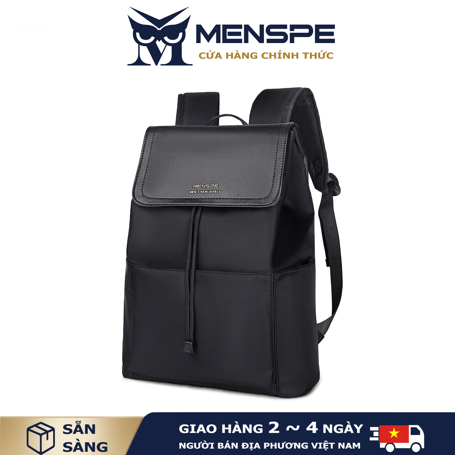 Menspe balô thời trang nam balô laptop công suất lớn túi công sở đại học balô du lịch chống thấm nước túi đeo vai thường ngày lưng học