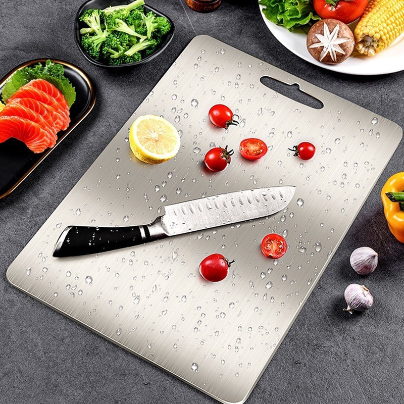 Thớt inox 304 - kháng khuẩn - cường lực - chống ẩm mốc - thớt nhà bếp