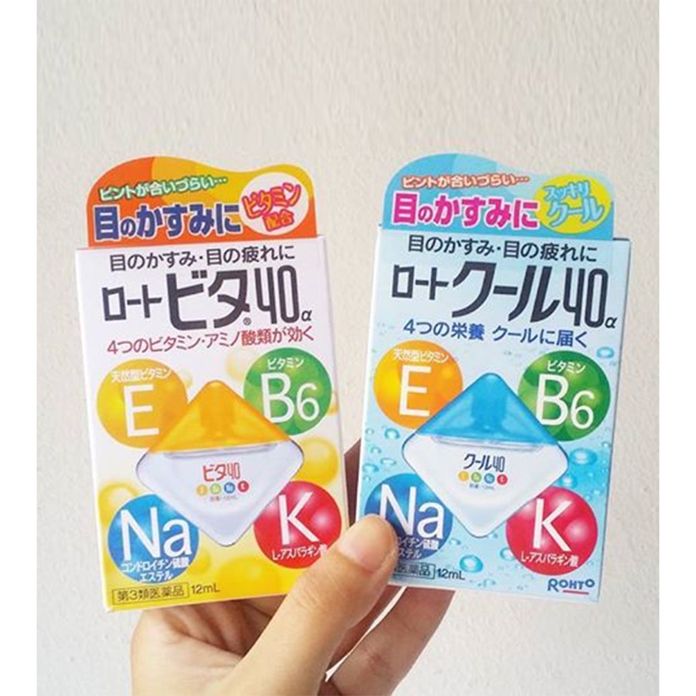 Nhỏ mắt rohto nhật bản 12ml - nhật bản