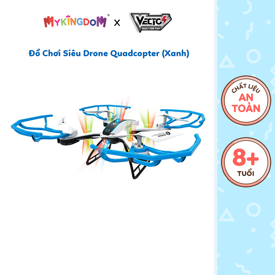 Đồ Chơi Siêu Drone Quadcopter Xanh VECTO VTX11 BL