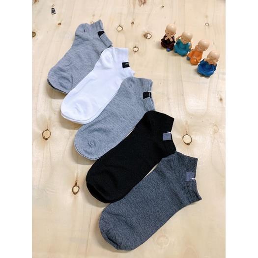 【bán nóng】 [Combo 5] Set 5 đôi tất nam cổ ngắn chất liệu co dãn