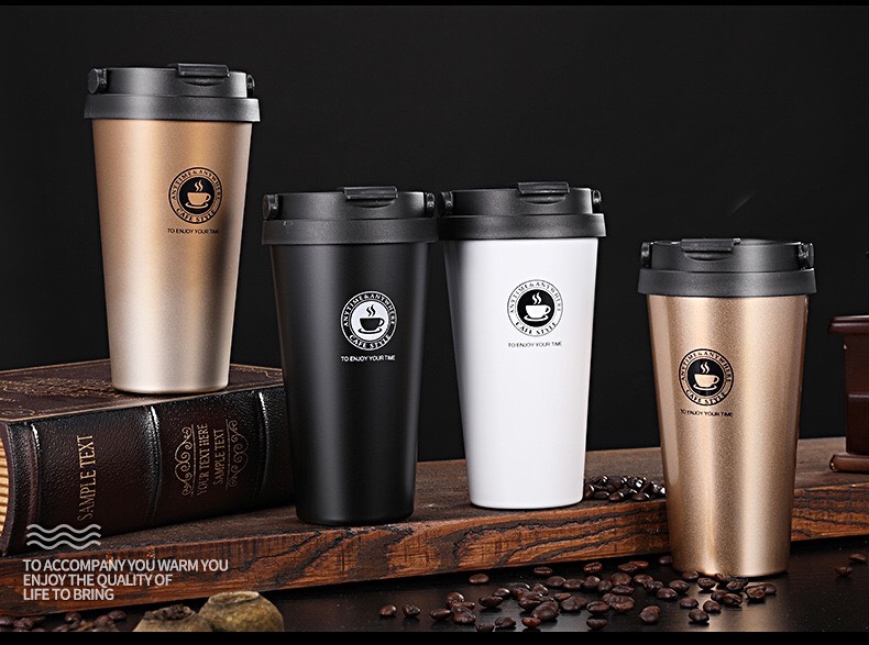 Ly giữ nhiệt Cafe Style Hàn Quốc cao cấp dung tích 500ml