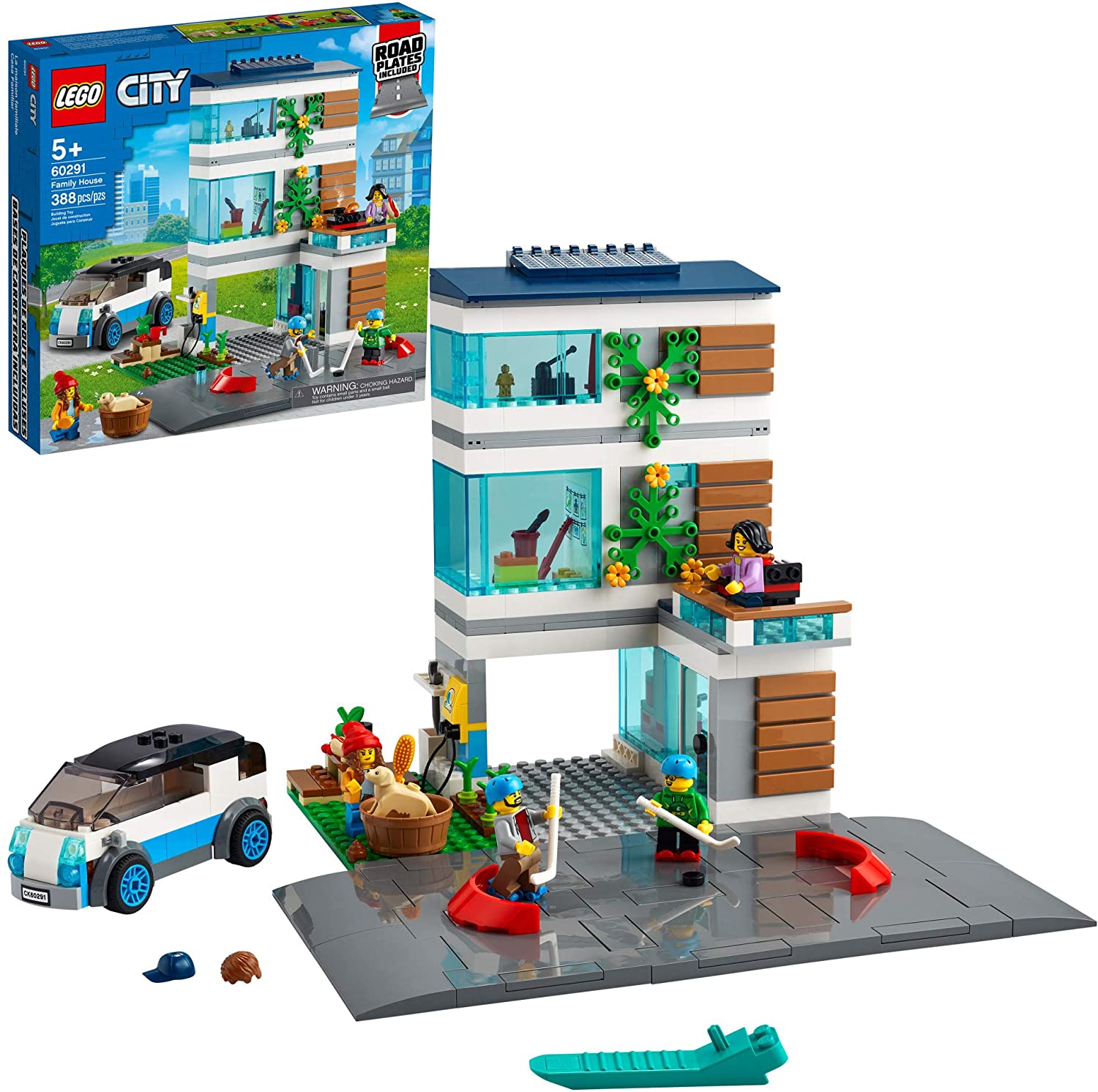 Hộp Hoàn Hảo Bộ Xây Dựng Lego City Family Residence 60291; 2021 Đồ Chơi Trẻ  Em Mới (388 Miếng) | Lazada.Vn