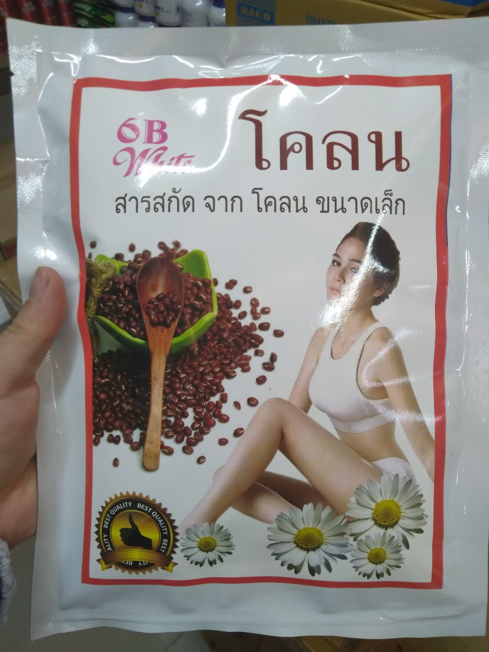 Tắm trắng Đậu Đỏ 6B White spa cao cấp Thái Lan