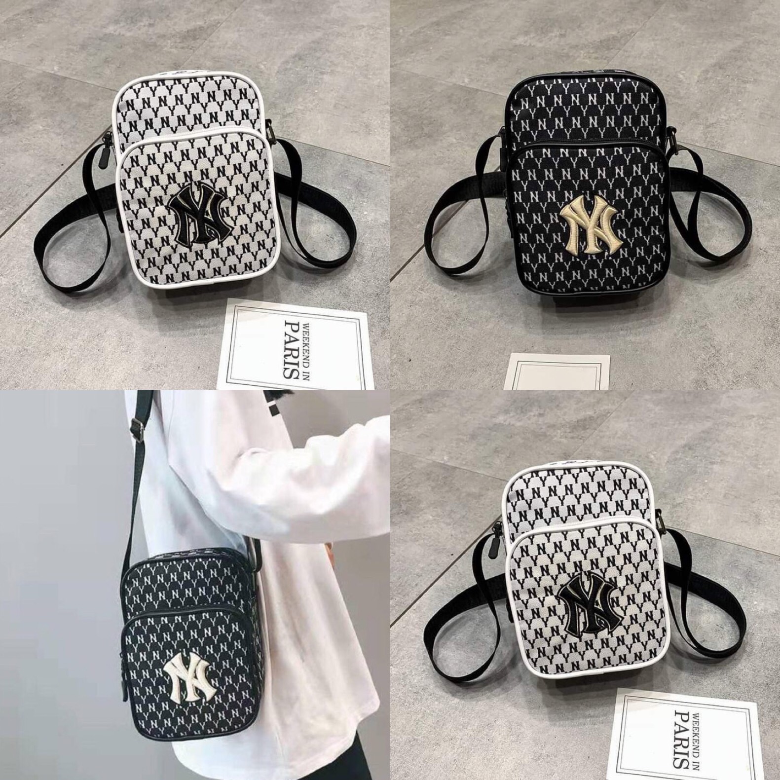 TÚI ĐEO CHÉO NY DA BÓNG