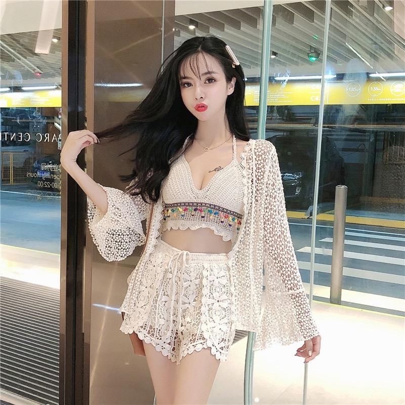 Set 3 món bikini đi biển