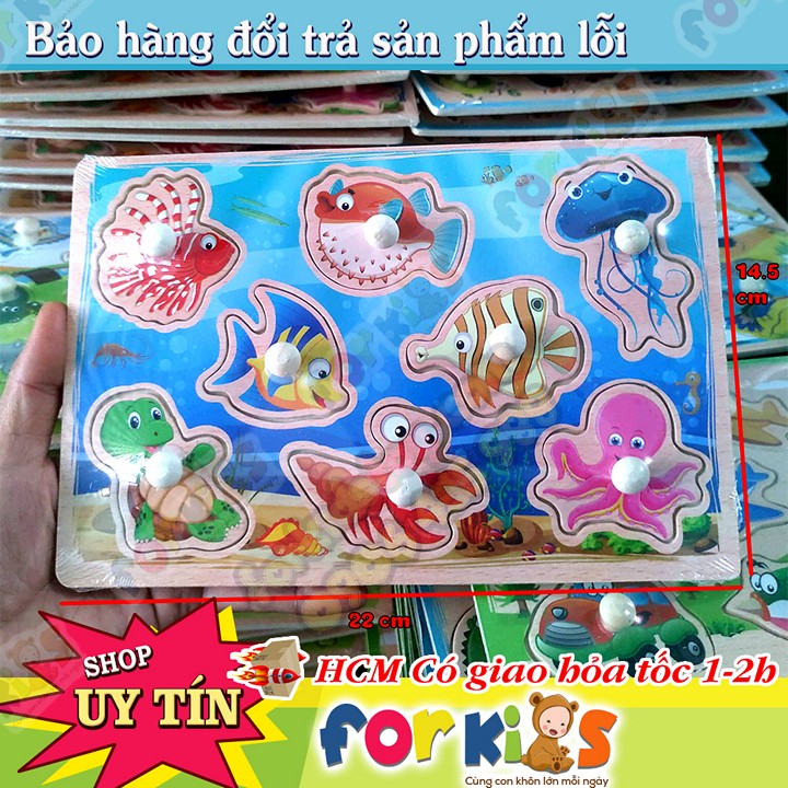 Đồ chơi xếp hình, combo 4 BẢNG xếp hình có núm, khác nhau, đồ chơi cho bé