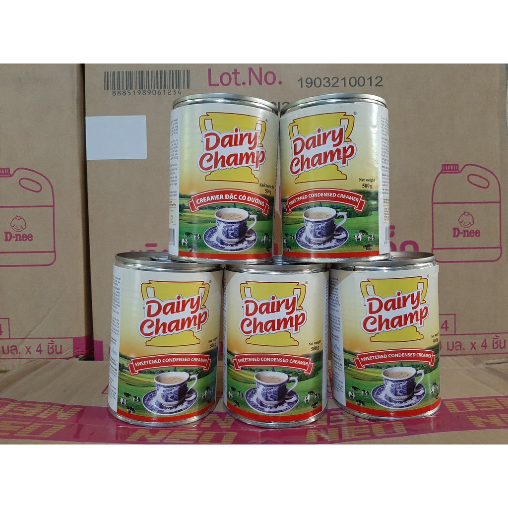 (KTT) Sữa đặc có đường DAIRY CHAMP lon 500 gr ( Malaysia)