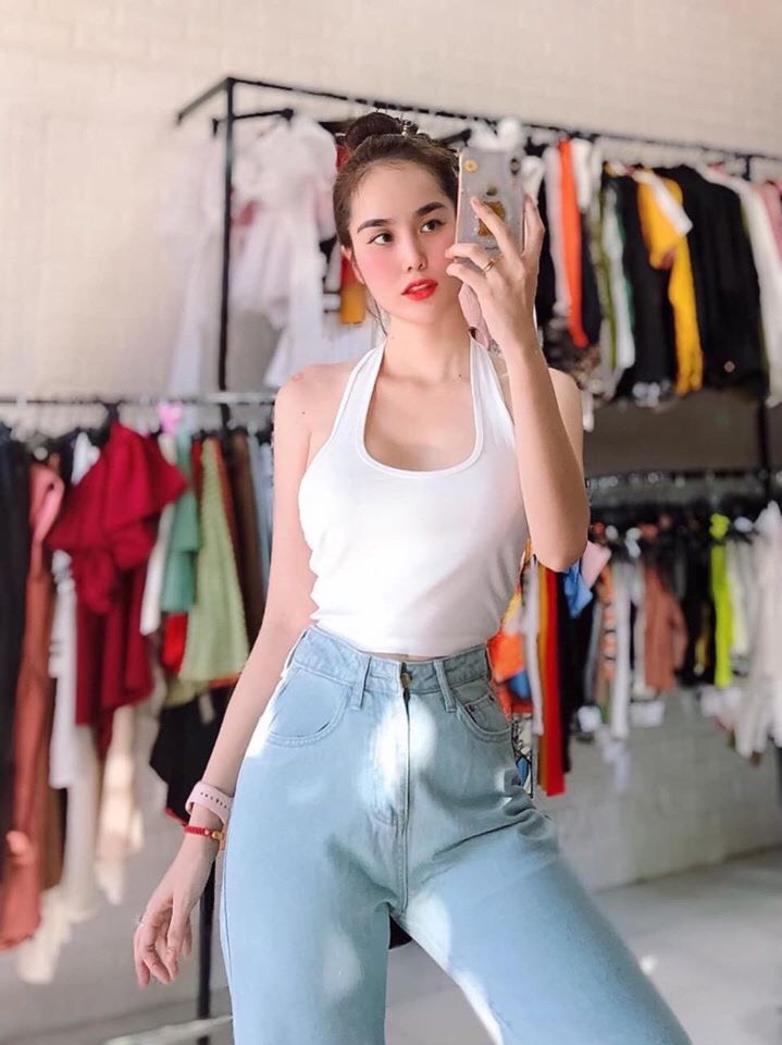 Áo yếm body trơn croptop thun borip mã mới