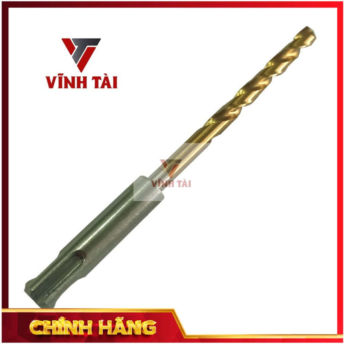 [Chính Hãng Nhật Bản] Mũi khoan sắt chuôi gài Makita (3mm --> 6mm), dùng cho máy khoan búa đuôi sds+ - Vĩnh Tài Store