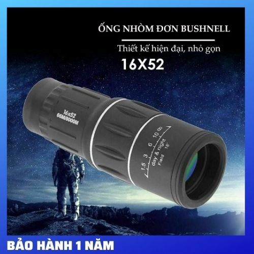 Ống Nhòm 1 Mắt , Ống Nhòm Siêu Nét, Ống Nhòm Du Lịch BUSHNELL Siêu Zoom, Độ phóng đại lớn Mẫu Mới