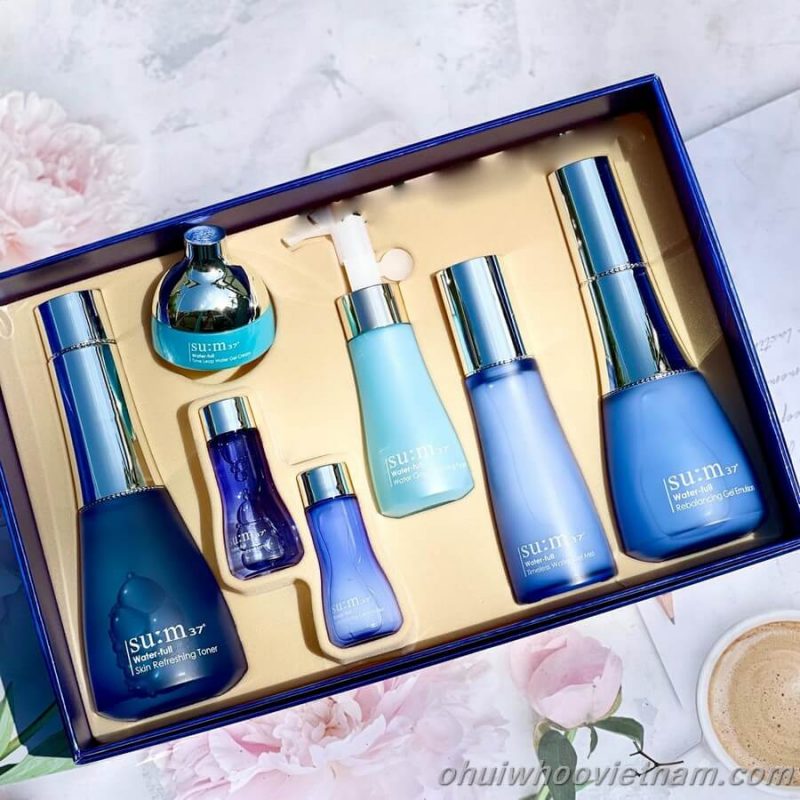 Set dưỡng ẩm chuyên sâu Su:m37 Water- Full Special Set 7SP