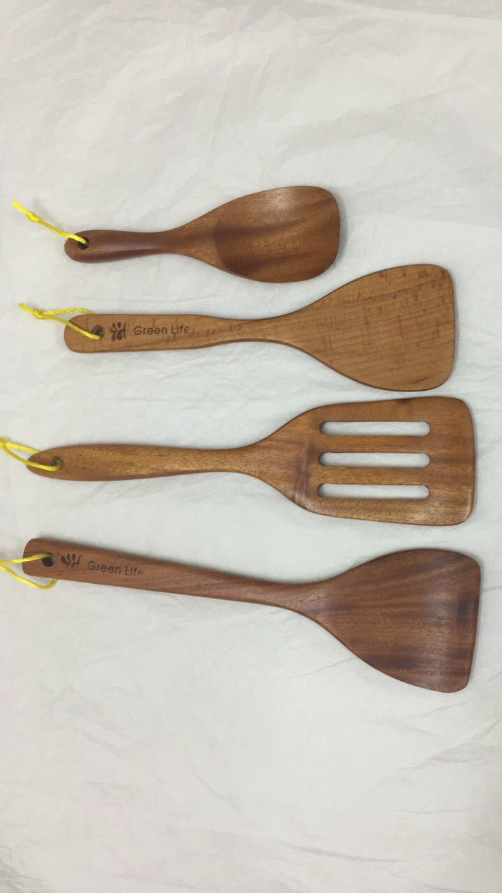 Muỗng ( môi) Xẻng Xào Gỗ Các Loai