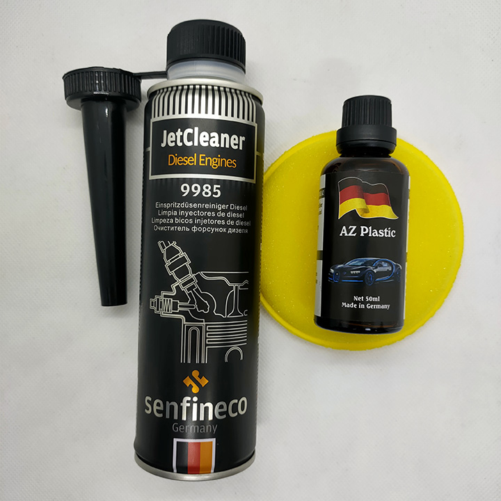 [TẶNG BỘ SP] LÀM SẠCH KIM PHUN DẦU DIESEL XE Ô TÔ HIỆU SENFINECO SE-9985, 300ml và TẶNG BỘ PHỤC HỒI NHỰA ĐEN (Diesel Injector Cleaner 9985, 300ml)