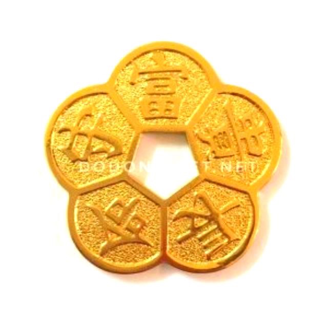 Đồng hoa mai kim tiền loại to đk 6cm