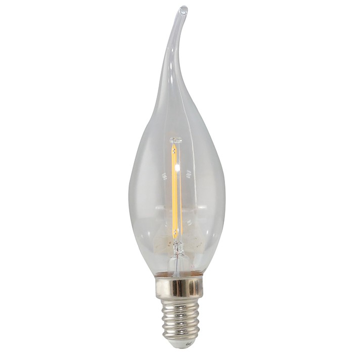 Bóng nến led dây tóc 2.5w rạng đông