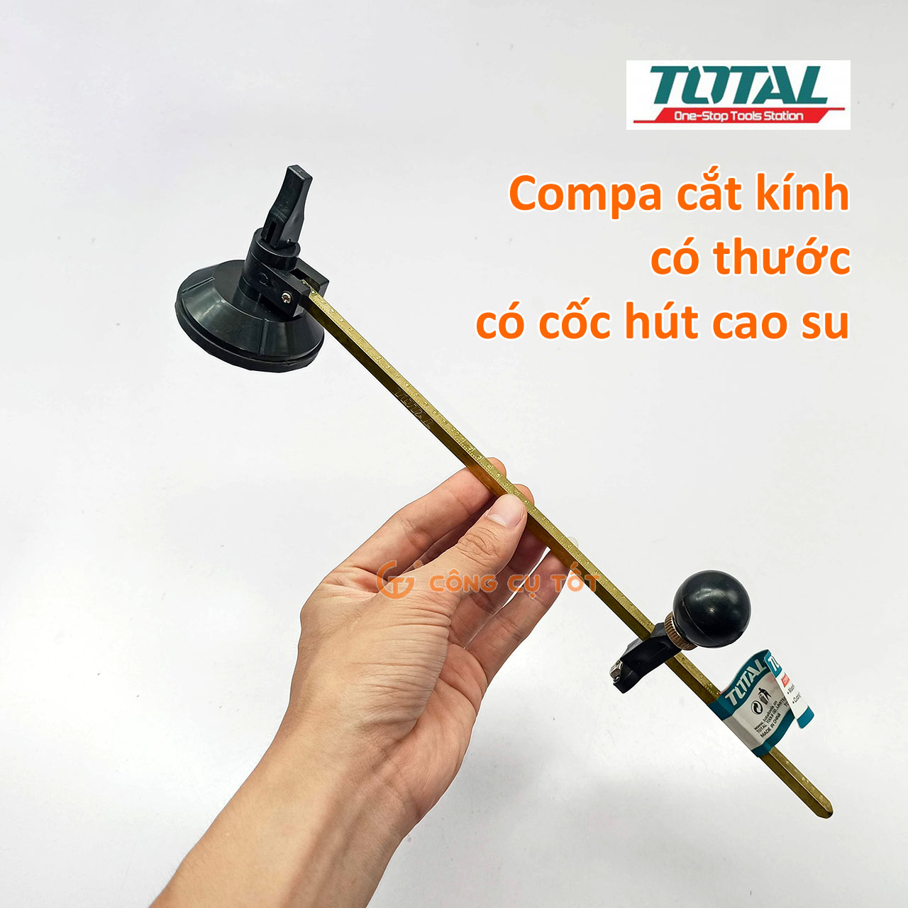 Dao cắt kính hình compa total tgct16001 600mm