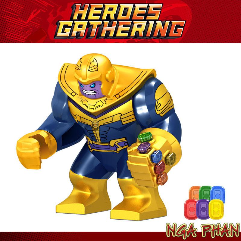 Thanos Và Găng Tay Vô Cực Big Figure Infinity Gauntlet Đồ Chơi Xếp Hình Lắp Ráp MOC DIY