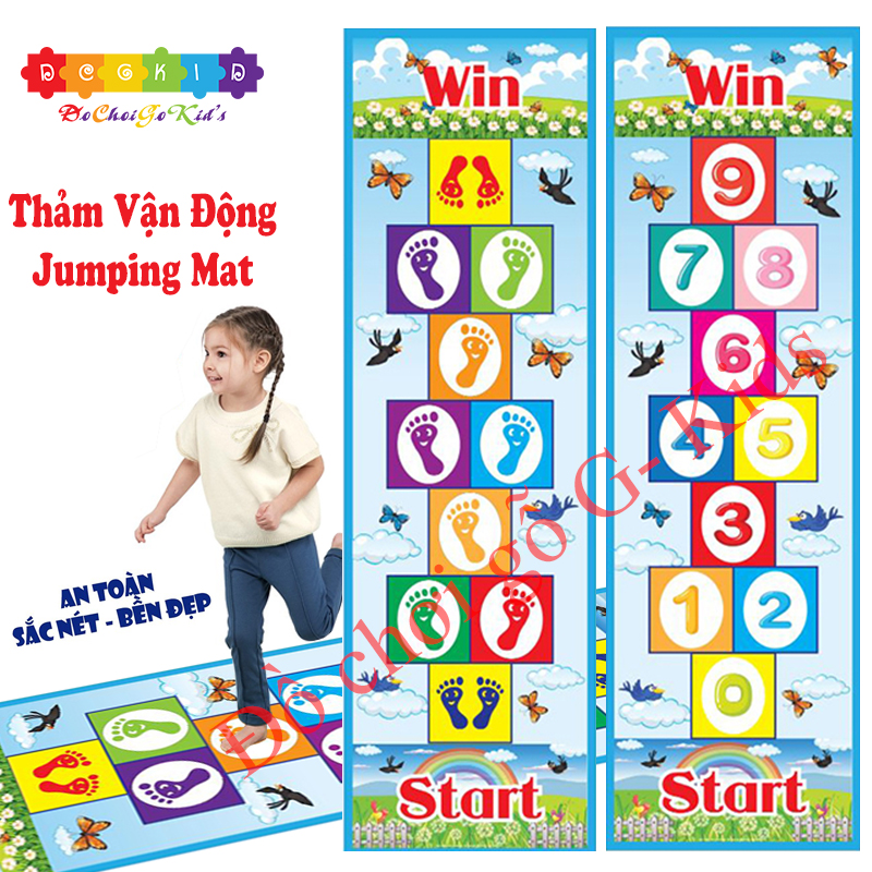 Thảm - Bạt Vận Động Jumping Mat Phát triển kĩ năng Vận động cho Bé