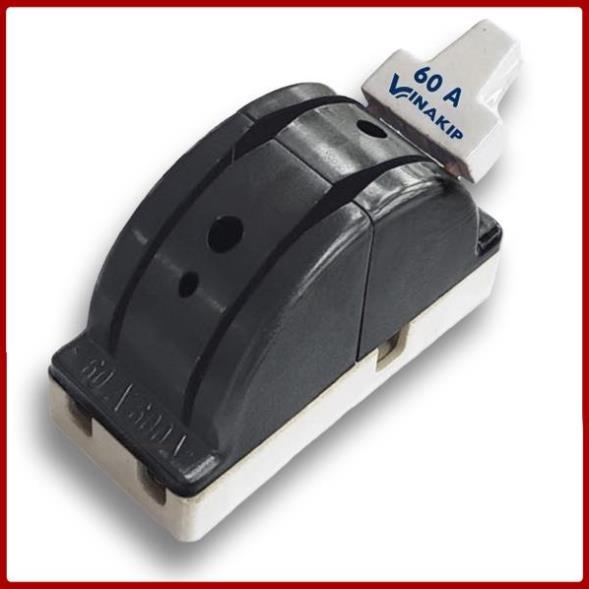 Cầu dao vinakip đế sứ 1 pha 2 cực đảo chiều 30-60a