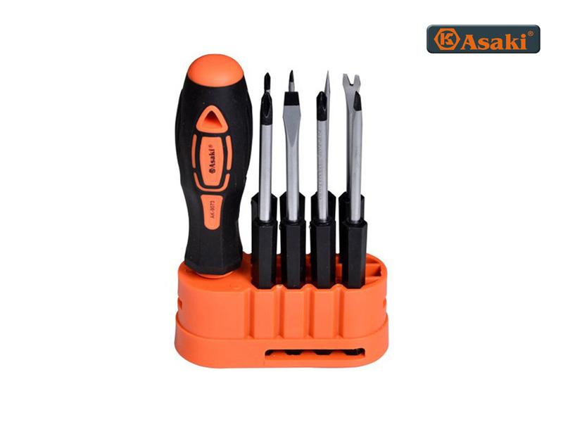 Bộ tô vít điện thoại 9 chi tiết asaki ak-9073