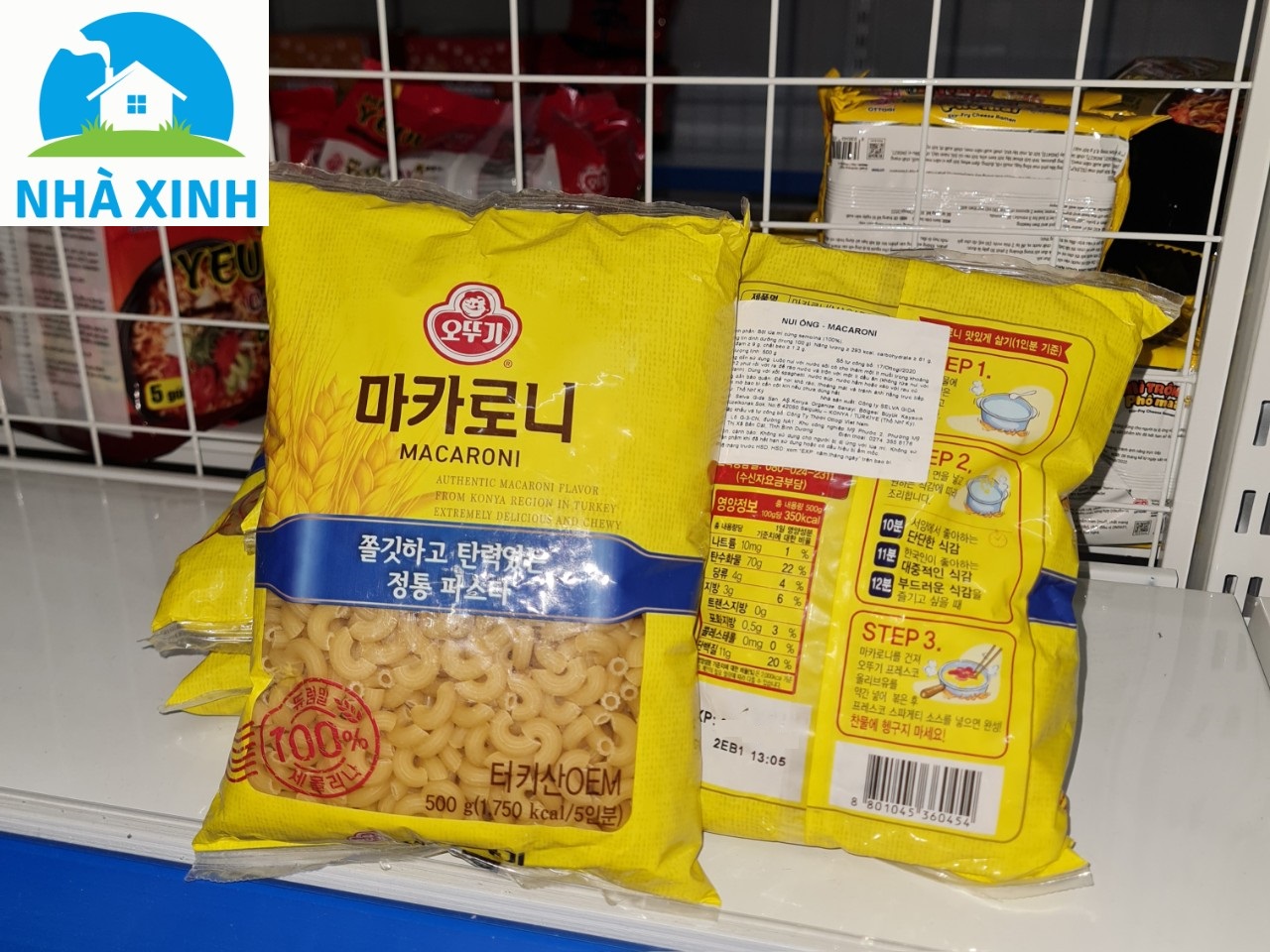 Nui ống macaroni ottogi gói 500g