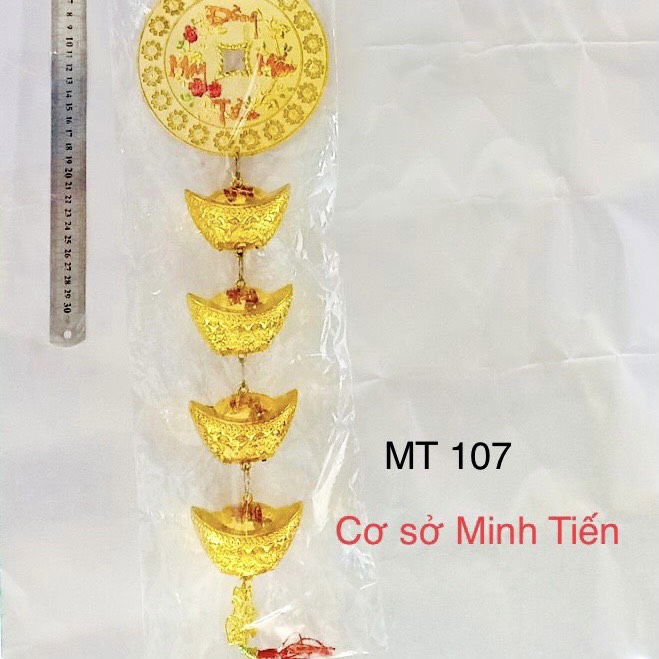 sỉ 1dây liễng trang trí tết  vàng đại chữ việt in trên vải nhung E8 E9 E10 E11