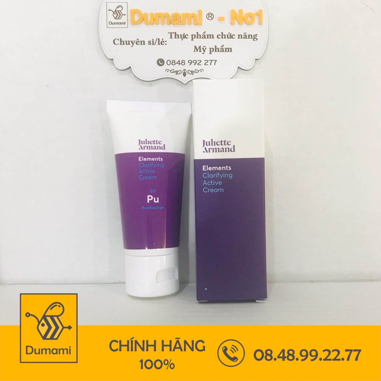 Kem Giảm Mụn Toàn Năng Juhette Armand Clarifying Active Cream 50ml
