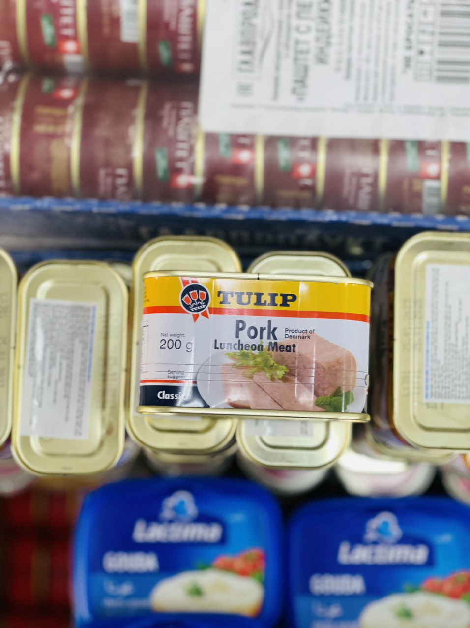 Thịt heo đóng hộp Tulip Pork Shoulder 200g