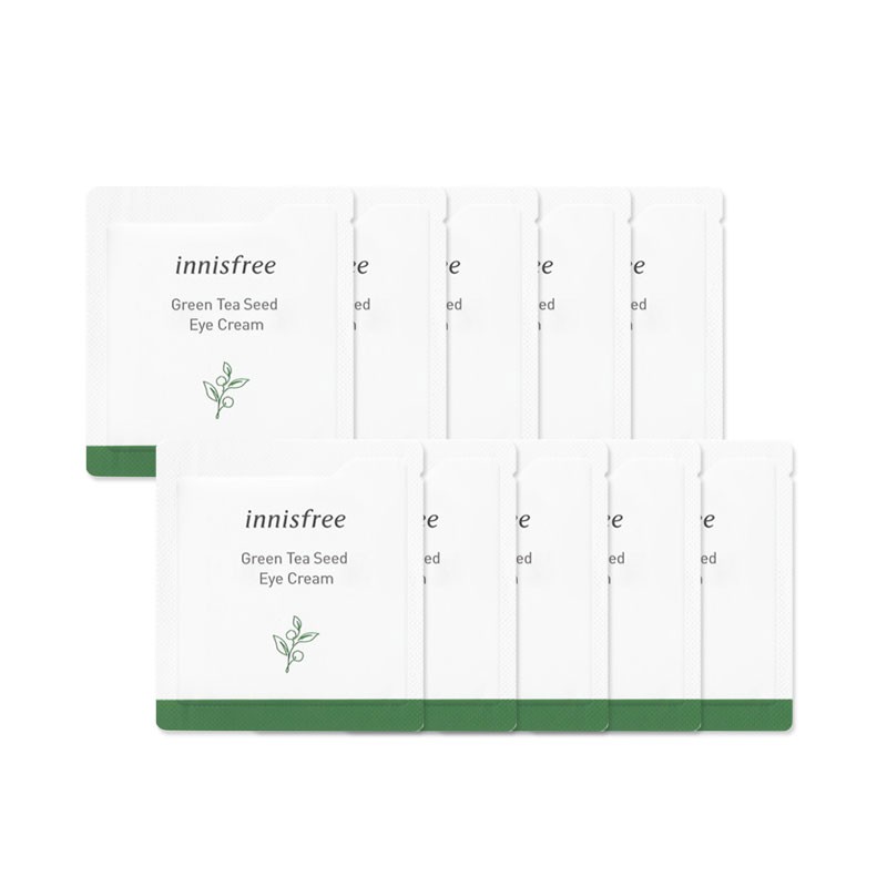 [FREE SHIP] Sample kem dưỡng mắt Innisfree Green Tea Seed Eye Cream 1ml  [Juka Beauty Shop]