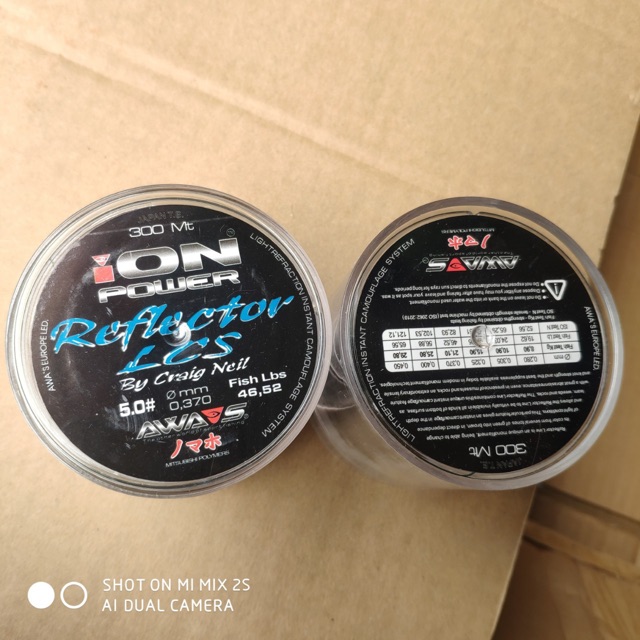 Cước câu cá ion power 300m loại 1 siêu bền tải cá 30kg y hình