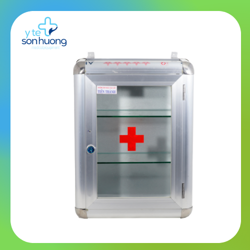 Tủ y tế  treo tường -Tủ thuốc y tế gia đình trung (40 x 30 x 15cm)