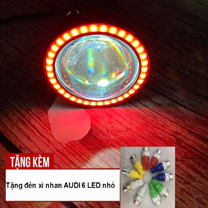 [CẢNH BÁO] Độ xe cực chất với bộ đèn Đèn U7 ba chế độ viền sáng ĐỎ G272-TẶNG NGAY ĐÈN LED XI NHAN AUDI 6 LED