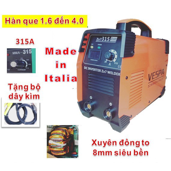Máy hàn que vespa 315a máy hàn chuyên nghiệp
