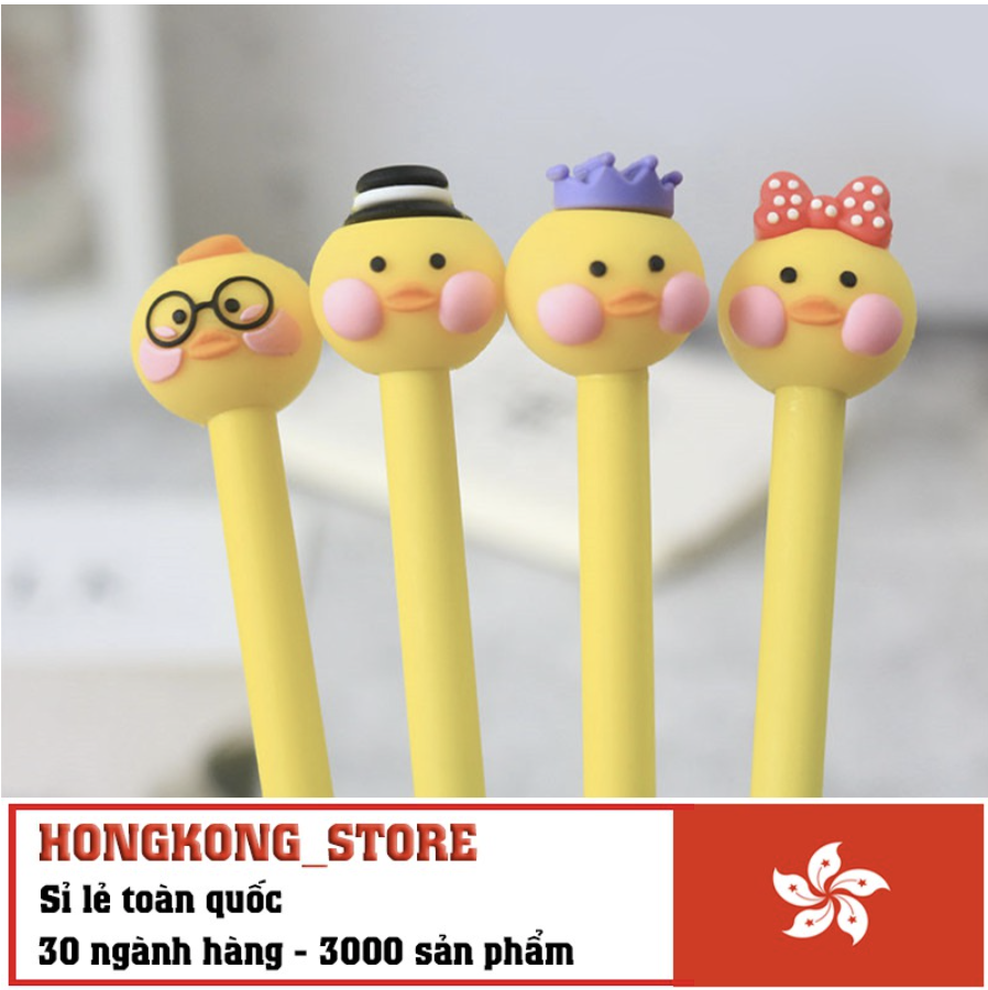 [COMBO 3 Chiếc] Bút Bi Viết Vịt Xinh Siêu Dễ Thương - Bút Bi Nước Văn Phòng Mực Đen