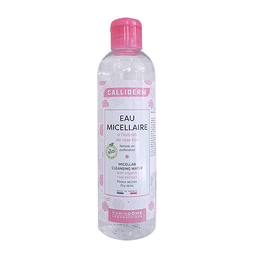 Nước tẩy trang 3 in 1 Calliderm Micellar chiết xuất hoa hồng 250m