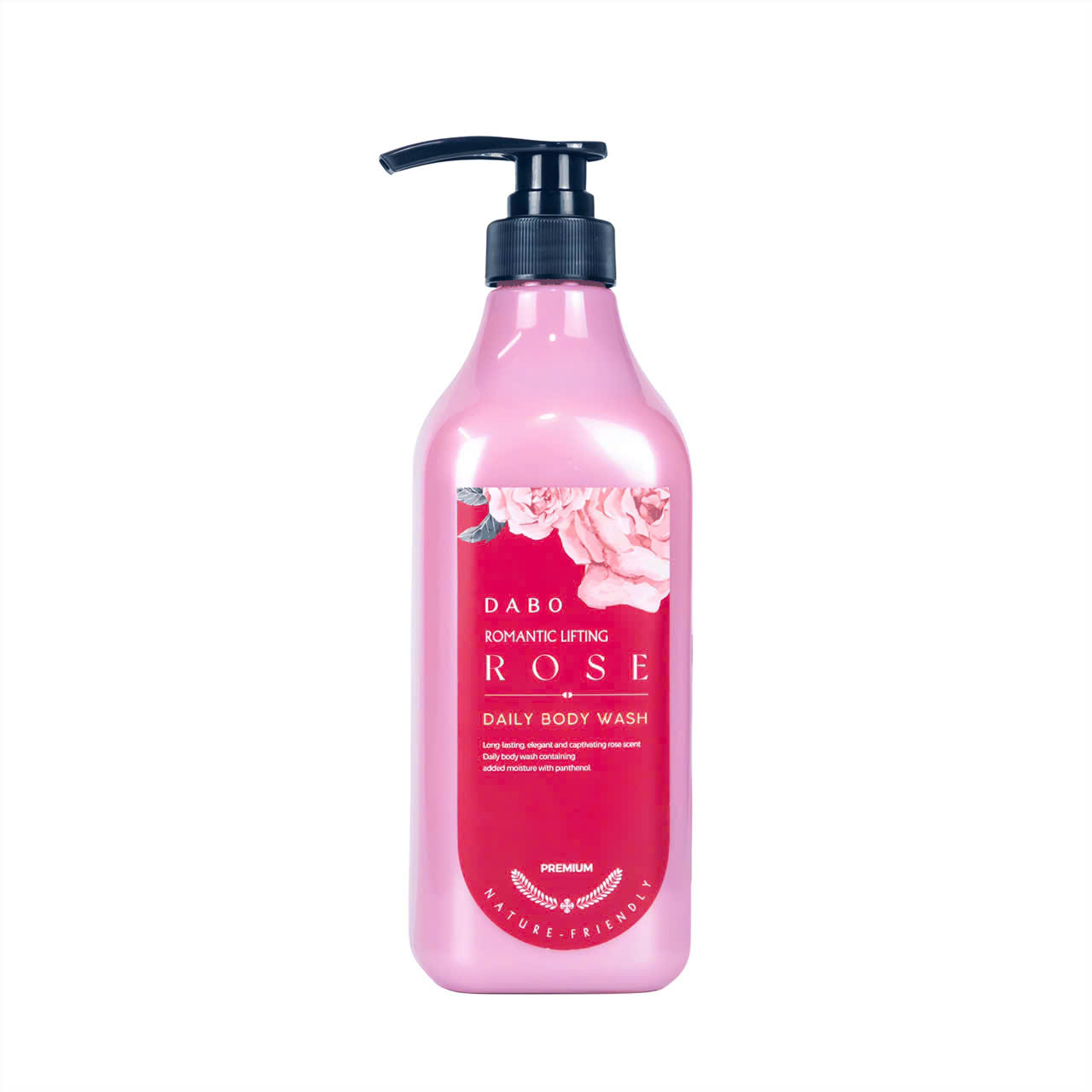 Sữa tắm hương nước hoa cao cấp sáng mịn da tinh chất hoa hồng Dabo Romatic Rose Hàn Quốc 750ml