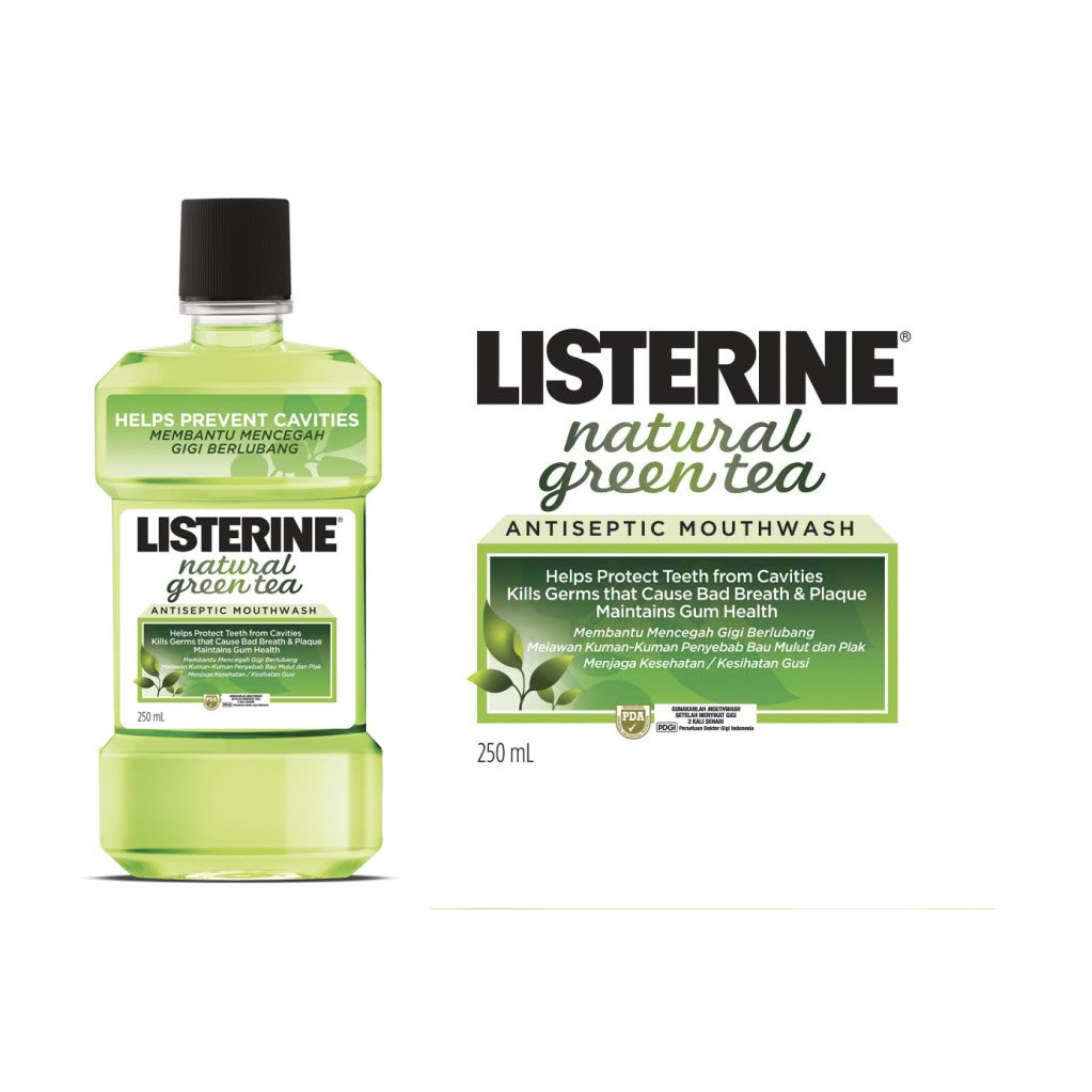 [HCM]Nước súc miệng LISTERINE Trà Xanh 250ml/100ml