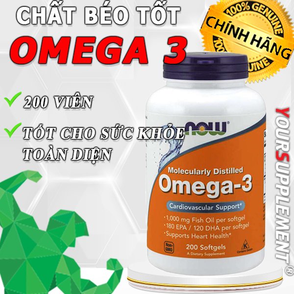 Omega-3 NOW - 200 SOFTGELS