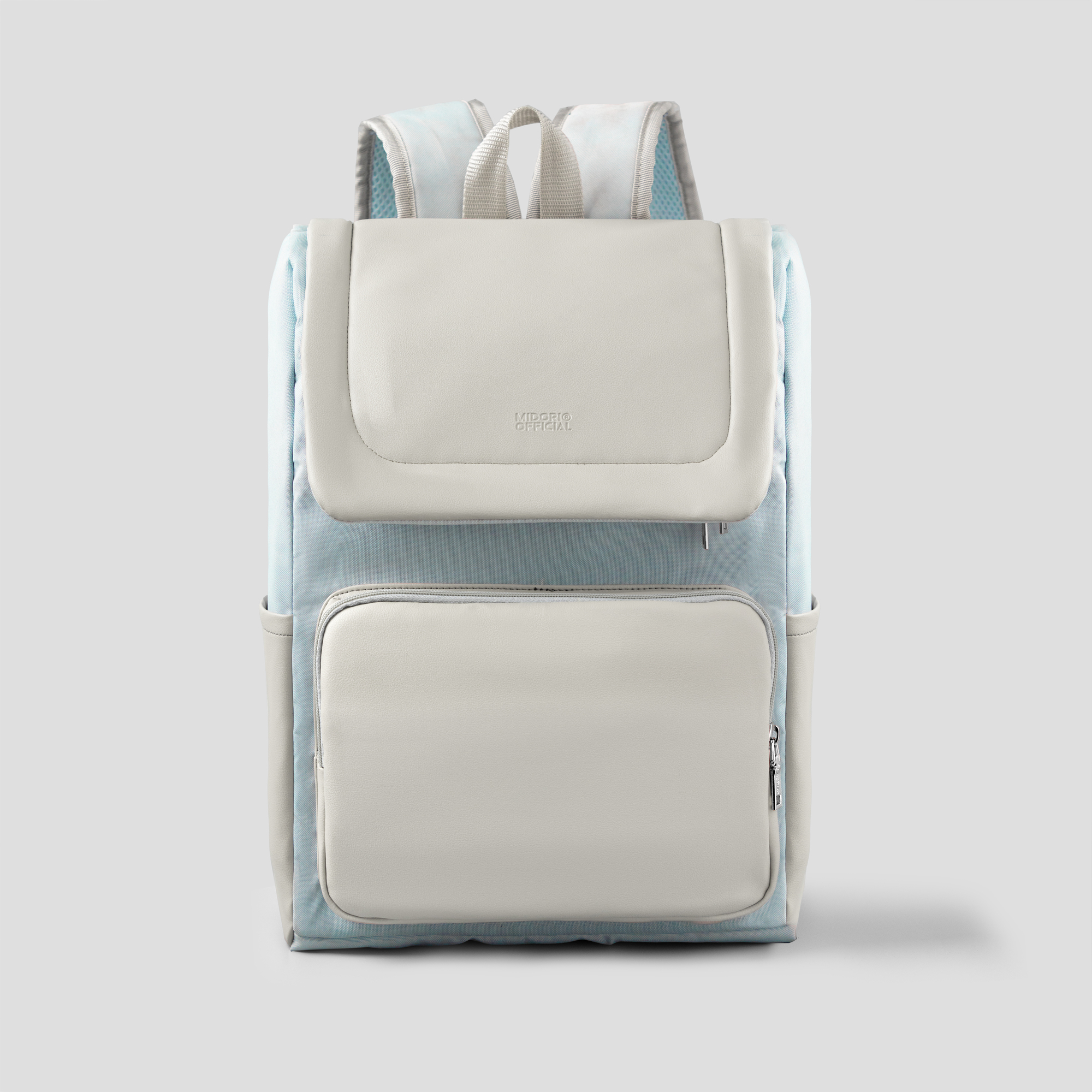 Balo Phối Da PAIX Đi Học Nam Nữ Đựng Laptop Thời Trang Unisex Chống Nước | Local Brand Midori M Studio