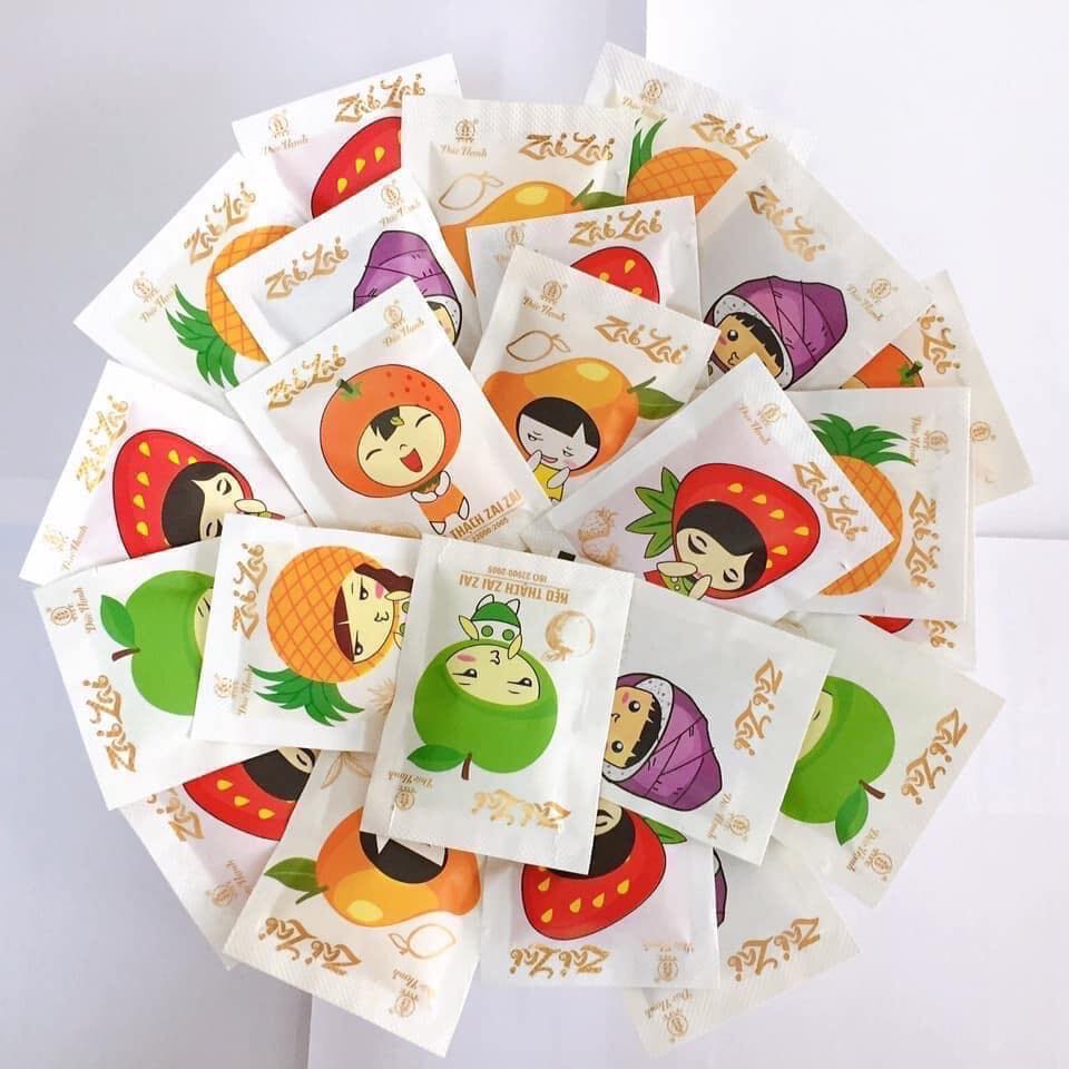 Combo 500g thạch hoa quả zai zai
