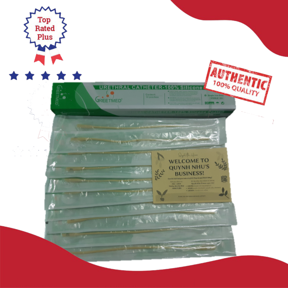 [TIẾT KIỆM] 10 Dây truyền thải độc đại tràng cà phê Silicone mềm GREETMED® (ống thông tiểu 1 nhánh Nelaton Fr14) coffee enema, gerson