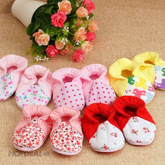 [HCM]Combo 5 Đôi Giày Vải Cho Bé Yêu (Bé Trai & Bé Gái Kích thước: 11x6 cm))