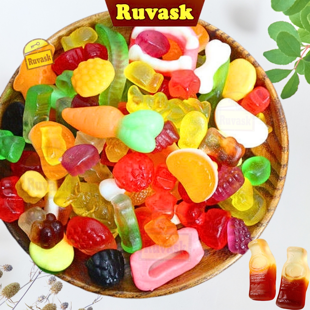 [200G] Kẹo Dẻo Mix Vị Trái Cây Chip Chip - Kẹo Dẻo Chip Chip Vị Trái Cây - Kẹo Dẻo Trái Cây Chip Chip Ruvask